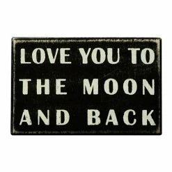 Flash Sale 🎁 Primitives By Kathy 'To The Moon And Back' Block Sign 😉