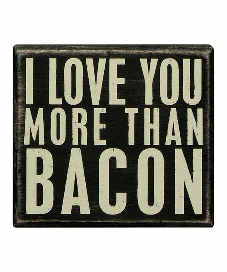 Best deal π― Primitives By Kathy Primitives By Kathy 'More Than Bacon' Box Sign π§¨