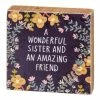Discount 🔥 Primitives By Kathy Purple & Yellow 'A Wonderful Sister' Box Sign ❤️
