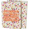 Best Sale 🛒 Primitives By Kathy Orange & Fuchsia Floral 'Most Of My Life' Journal 👏