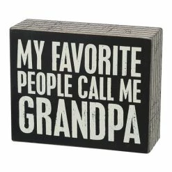 Hot Sale ⌛ Primitives By Kathy 'Call Me Grandpa' Box Sign 😍