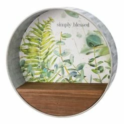 Hot Sale 💯 Primitives By Kathy Brown & Green 'Simply Blessed' Shelf Wall Sign 😉