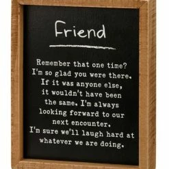 Deals 🤩 Primitives By Kathy 'Friend' Inset Box Sign 🎉
