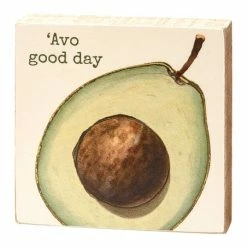 Flash Sale 👏 Primitives By Kathy Beige 'Avo Good Day' Box Sign ❤️
