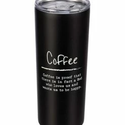 Promo ❤️ Primitives By Kathy Black 'Coffee. Coffee Is Proof' Coffee Tumbler 🤩
