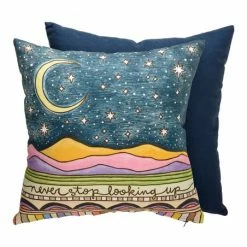 Top 10 🤩 Primitives By Kathy Blue & Yellow 'Looking Up' Throw Pillow ⌛