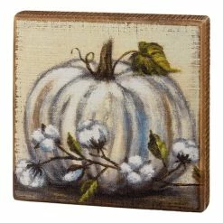 Best Sale ✨ Primitives By Kathy White Pumpkin Box Sign 🛒