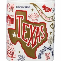 Promo 😉 Primitives By Kathy White & Red 'Texas' Mug 😉