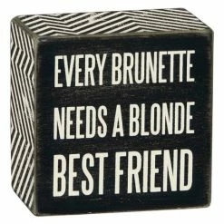 Best deal ❤️ Primitives By Kathy 'Every Brunette' Box Sign 🛒