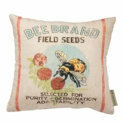 Best reviews of 🛒 Primitives By Kathy White & Orange 'Bee Brand Field Seeds' Throw Pillow ✨