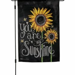 Best Sale 🥰 Primitives By Kathy Black & Yellow Floral 'My Sunshine' Outdoor Flag 🔥