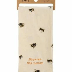 Best Pirce 😀 Primitives By Kathy Brown & Yellow Bee 'The Honey' Dish Towel 🎉