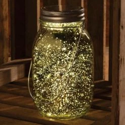 Flash Sale 🧨 Primitives By Kathy Champagne Glass Mason-Jar Lantern 🧨
