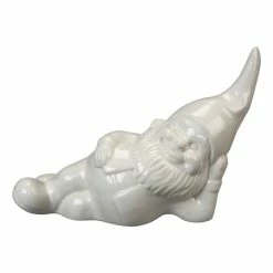 Brand new ✔️ Primitives By Kathy White Lounging Garden Gnome 😀