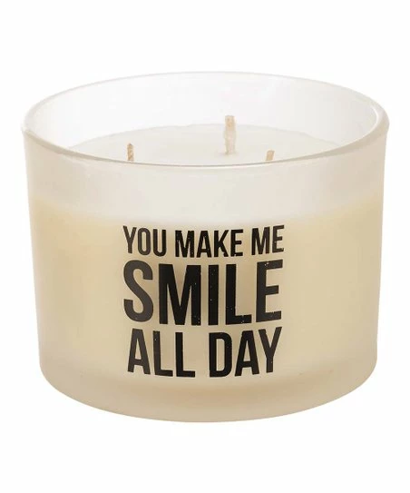 Cheapest π Primitives By Kathy White & Black 'You Make Me Smile' Jar Candle β€οΈ
