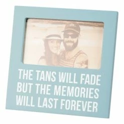 Outlet 😉 Primitives By Kathy Blue & White 'Tans Will Fade' Frame ❤️