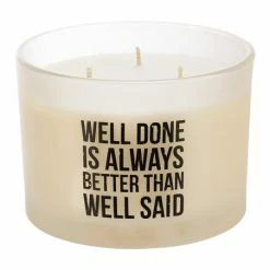 Outlet 🧨 Primitives By Kathy White & Black 'Well Done' Jar Candle 💯