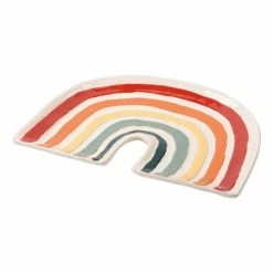 Promo 🥰 Primitives By Kathy Red & Cream Rainbow Vanity Tray 🥰