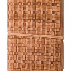 Outlet 💯 Primitives By Kathy Brown Woven Leather Journal 👏