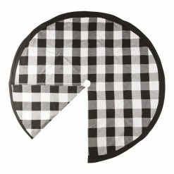 Wholesale 🔔 Primitives By Kathy Black & White Buffalo Check Tree 👗 Skirt ❤️