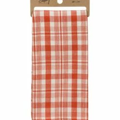 Cheap 😍 Primitives By Kathy Orange Plaid Cotton Dish Towel 🔥