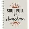 Best Sale 😀 Primitives By Kathy Brown & Ecru 'Soul Full Of Sunshine' Spiral Notebook ✔️