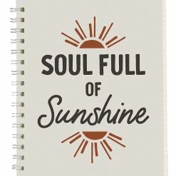 Best Sale 😀 Primitives By Kathy Brown & Ecru 'Soul Full Of Sunshine' Spiral Notebook ✔️