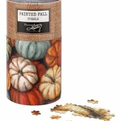 Deals 😀 Primitives By Kathy Orange & Cream Pumpkin Puzzle 🌟