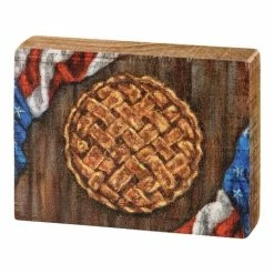 Best Sale 🔥 Primitives By Kathy Brown Multicolor Apple Pie Block Sign 🎁