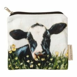 Best deal ⌛ Primitives By Kathy Black & White Cow Coin Purse ⭐