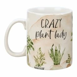 Cheap 🧨 Primitives By Kathy Beige 'Crazy Plant Lady' Mug 🥰