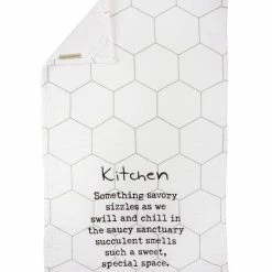 Promo 😍 Primitives By Kathy White 'Kitchen Sweet Special Space' Dish Towel 💯