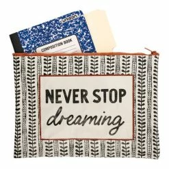 Best reviews of ⭐ Primitives By Kathy Brown & Black 'Never Stop Dreaming' Zip Folder 🔥