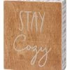 Cheap 👏 Primitives By Kathy Brown 'Stay Cozy' Box Sign 🔔
