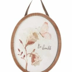 Wholesale ✨ Primitives By Kathy Brown & Pink Butterfly 'Be Humble' Wall Art 🔥