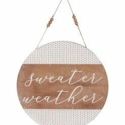Cheapest ✨ Primitives By Kathy White 'Sweater Weather' Wall Sign 🥰