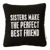 Best reviews of 🔥 Primitives By Kathy Black 'Make The Perfect Best Friend' Mini Throw Pillow ✔️