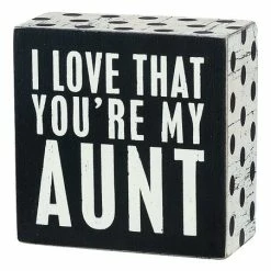 Top 10 ❤️ Primitives By Kathy 'You're My Aunt' Block Sign 🎉