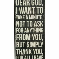 Brand new 👏 Primitives By Kathy 'Dear God' Box Sign 🧨