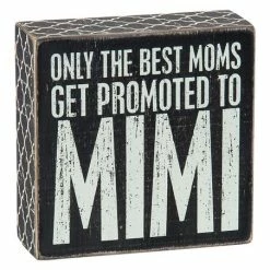 Wholesale ❤️ Primitives By Kathy 'Promoted To Mimi' Block Sign ⌛