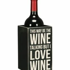 Best deal 🧨 Primitives By Kathy 'This May Be The Wine' Block Sign Wine Holder ❤️