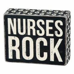 Best deal 🎉 Primitives By Kathy 'Nurses Rock' Block Sign 🔔