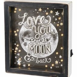 Best reviews of 🥰 Primitives By Kathy LED 'Moon & Back' Chalk Sign 🥰