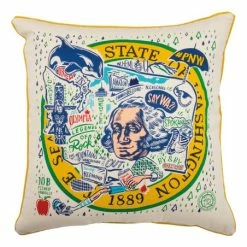 Best reviews of ❤️ Primitives By Kathy 'Washington' Illustrative Throw Pillow 🔥