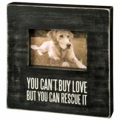 Best Sale 🔔 Primitives By Kathy Black 'Rescue It' Box Frame 😉