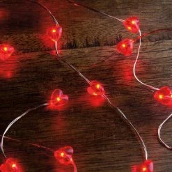 Top 10 💯 Primitives By Kathy 20-Bulb Heart Light String 🎉
