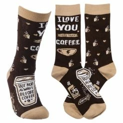 Best Sale ✔️ Primitives By Kathy 'I Love Coffee' 🧦 Socks - Adult 😀