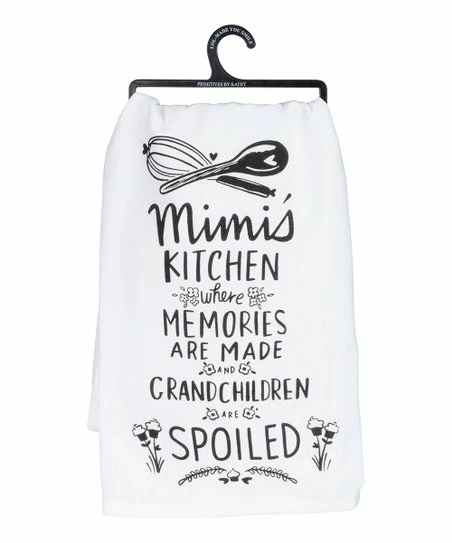 Coupon π Primitives By Kathy White 'Mimi's Kitchen' Dish Towel π