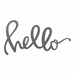 Best Pirce ❤️ Primitives By Kathy 'Hello' Cursive Metal Wall Art ✨