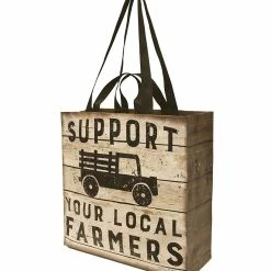 Best Pirce 👍 Primitives By Kathy Beige 'Support Your Local Farmers' Market Tote 👏